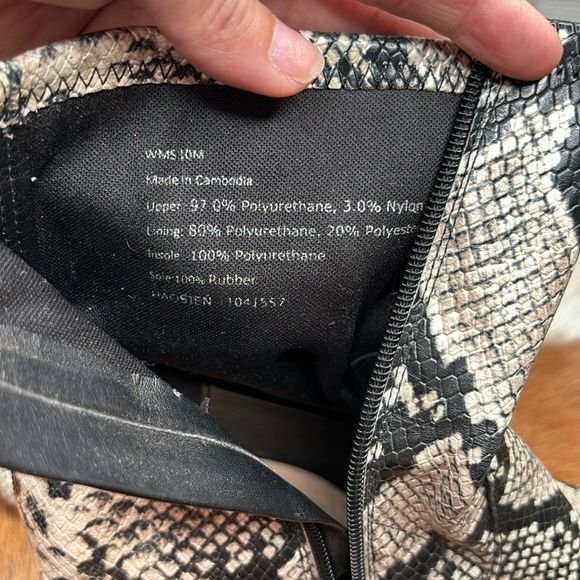 Aldo snake print black and white size 10 - Picture 10 of 10